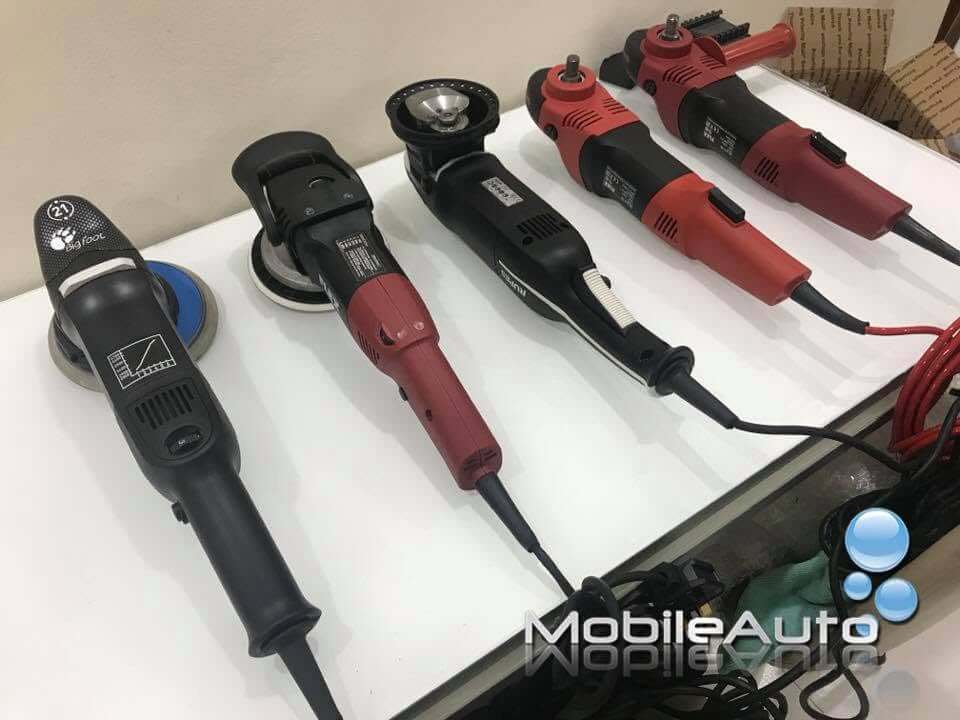 Professional car polishing machines and detailing equipment